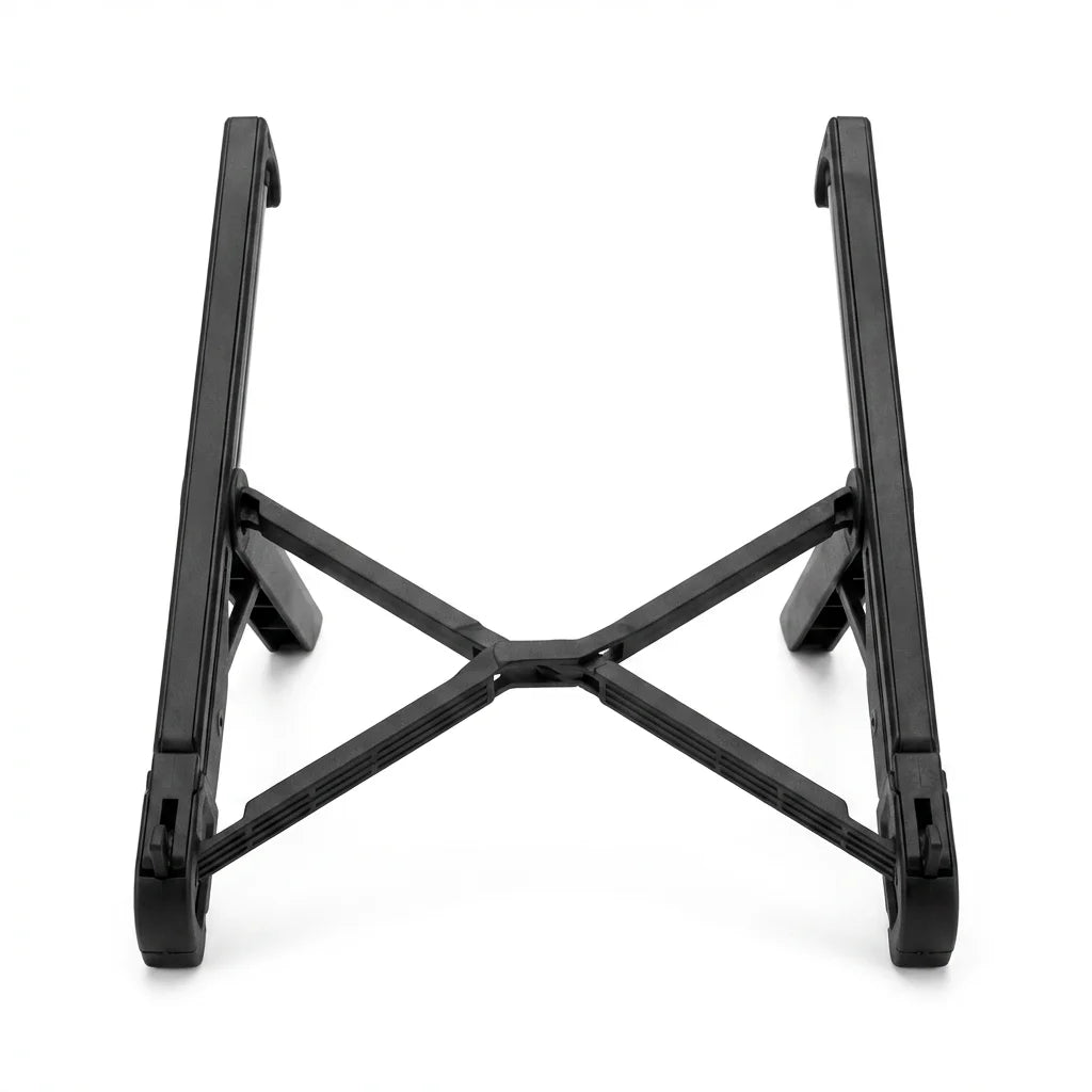 Nexstand K7 black compact laptop riser folded baton view